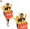 Chips potato food cosplay character costume mascot yummy fabric onesie adult custom party