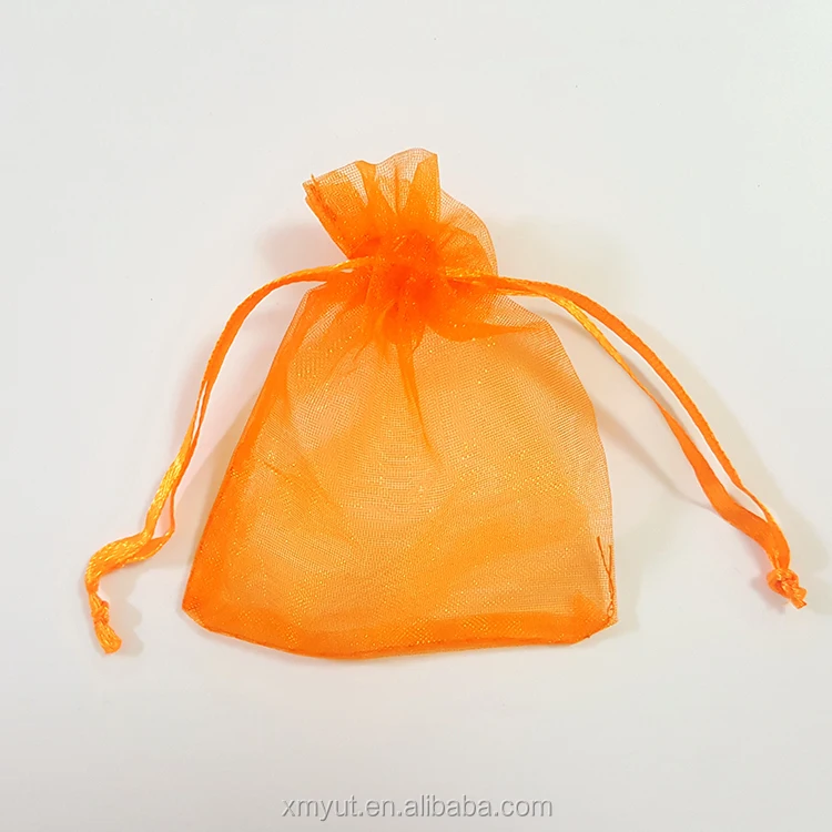 Recyclable Screen Printing Jewelry Pouch 10*12cm Organza Drawstring Gift Bags with Logo Made of Velvet Satin Jute for Industries