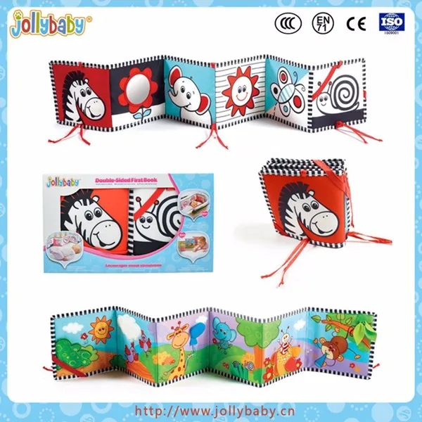 Dongguan factory wholesale baby cloth book for infanette around