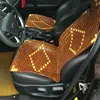 Bamboo car seat cushion with back support for short drivers