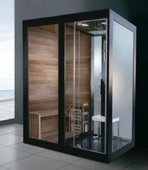 Nuovo disegno 1.8 metro nero bagno di vapore con sauna m 8287 buy ... Bagno con sauna