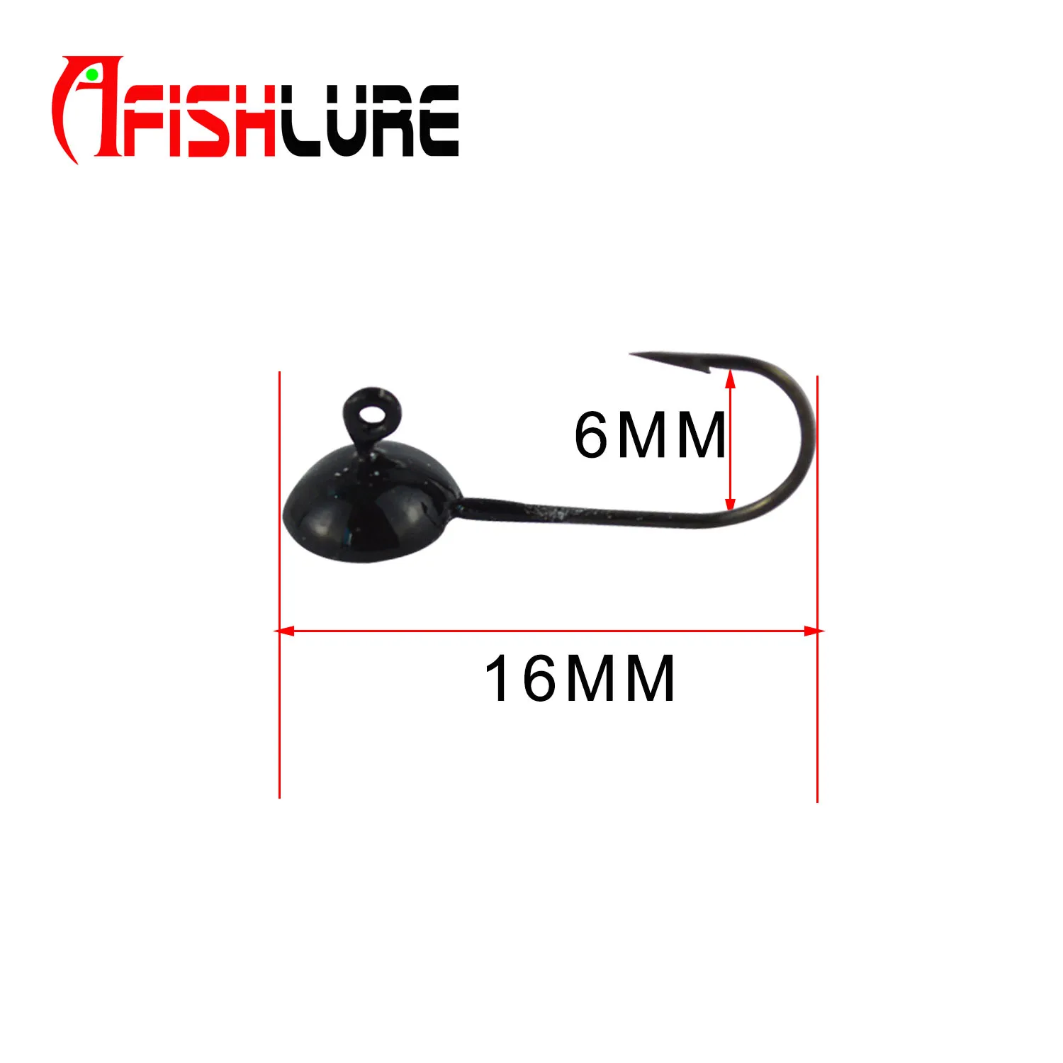 Black Color Mini Lead Hook Ah23 Fishing Tackle Fishing Hook Carbon
