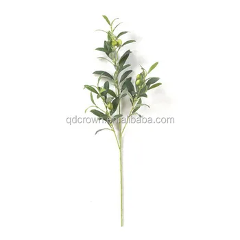 Free Sample Wholes Plastic Silk Fabric Real Touched 26 Inch Artificial Olive Branch With Green Olives Free Sample Wholes Plastic Silk Fabric Real Touched 26 Inch Artificial Olive Branch With Green Olives