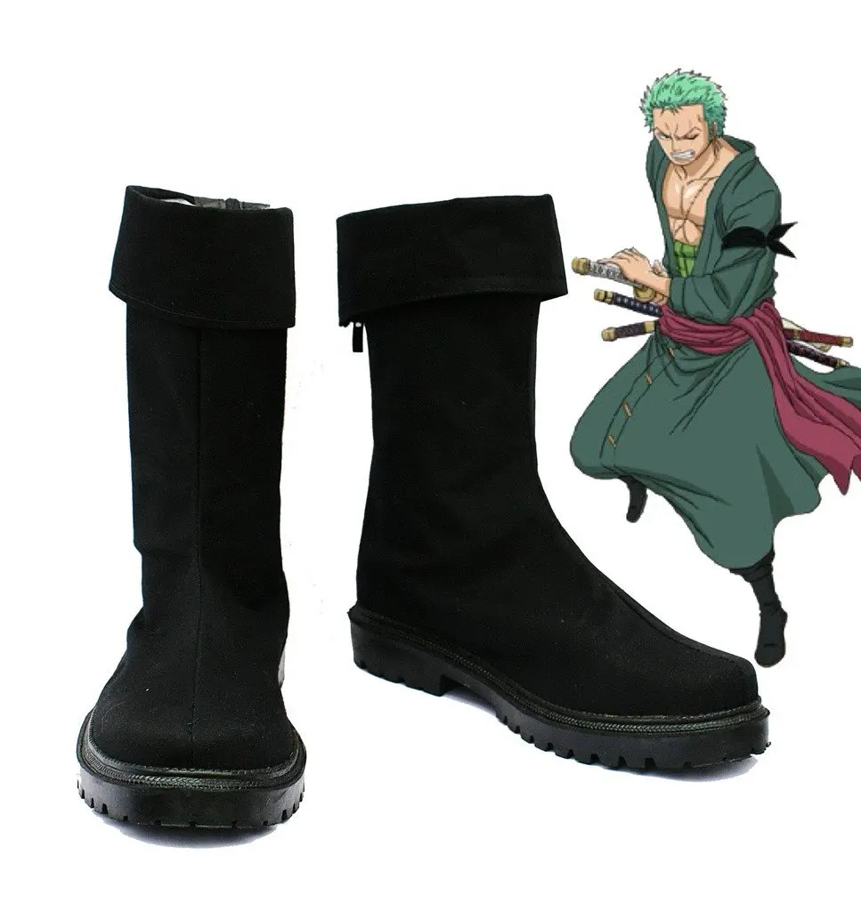 One Piece Anime Roronoa Zoro Cosplay Shoes Cloth Boots Halloween