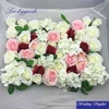 LFB207 high emulation elegant rose and hydrangea flower wall wedding backdrop flower mats wholesale