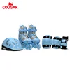 2018 Hot sale kids inline roller skates cheap combo sets with helmet and pads