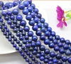 8mm blue round Afghanistan imported natural lapis lazuli gemstone raw material