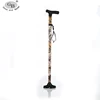 Pure Manual Carved Redwood Pointed Carvings Solid Wood Grade Crutch Cane Handle Wooden Walking Stick