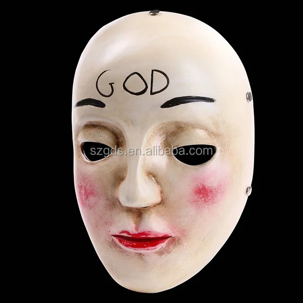 Halloween Mask Humans Clear Plan Movie God Resin Mask - Buy God Resin ...