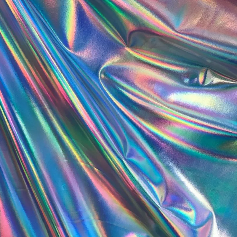 Spandex Nylon Tricot Shiny Neon Glitter Foil Clothing Fabric Textile ...