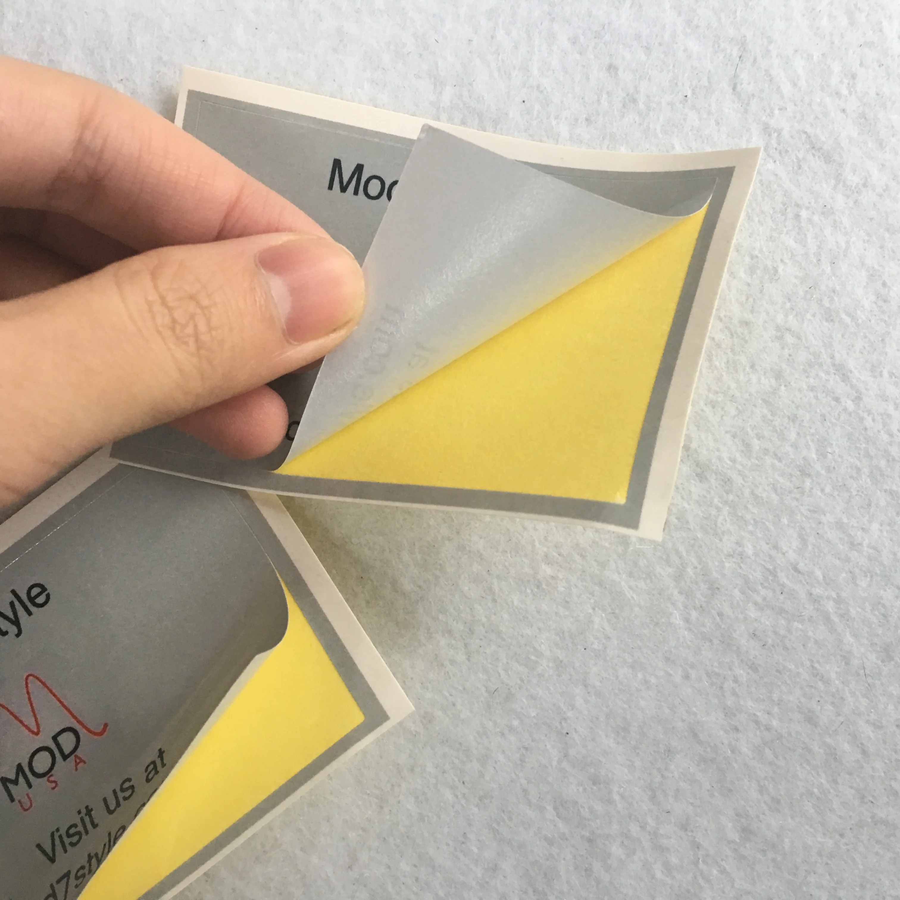 定制热卖标志印刷乙烯模切贴纸