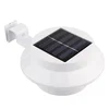 Solar Powered 3 LEDs Garden Outdoor Light LED Fence Roof Pathway Lamp Smart Gutter Wall Hanging Yard Lawn Lighting