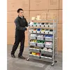 Chrome Metal Mobile Tool Display Wire Rack With NSF & SGS Approval