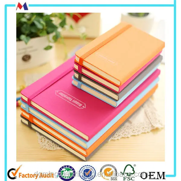 Elastic Band Pocket Leather Notebooks,Elastic Band Notebook Diary ...