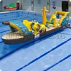inflatable water Obstacle Course / Water Jungle Ship In Water Equipment