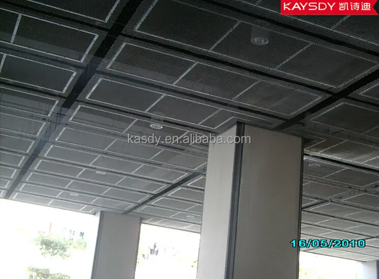 Aluminum Lead Frame Mesh Suspended Ceiling Tile Black Buy New Design Simple And Useful Ceiling Tile Aluminum Frame Mesh Ceiling Profile For