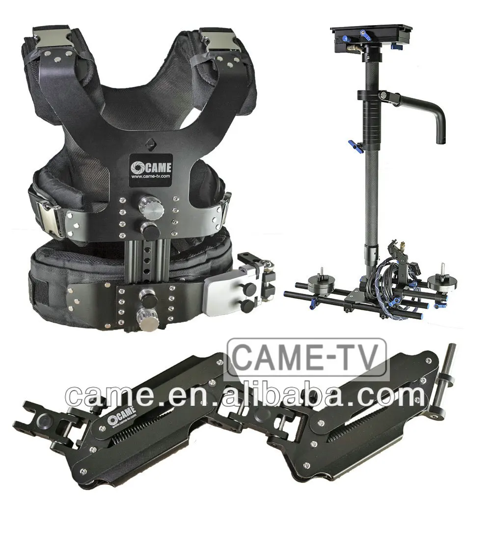 CAME 2.5-15kg Load Pro Camera Steadicam Video Carbon Stabilizers + Low-shooting