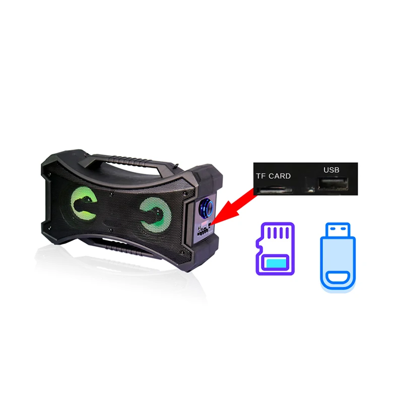 2019 new design portable bluetooth speaker wireless speaker - ANKUX.COM