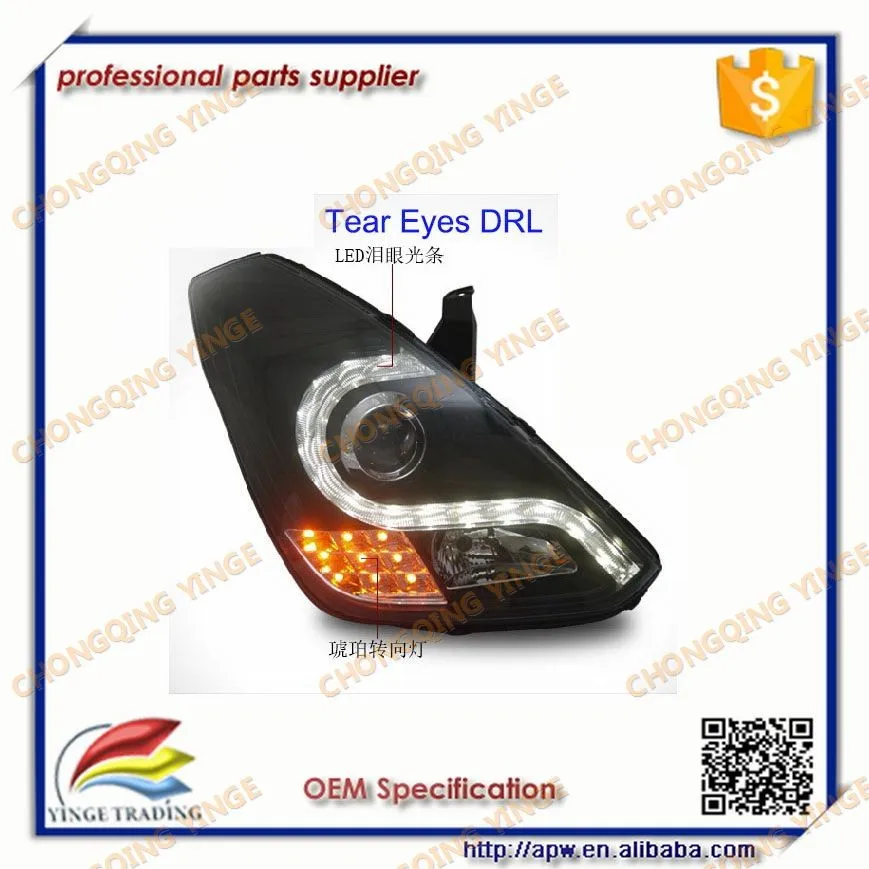 For Hyundai Grand Starex H Up Led Head Lights Headlamp With Drl