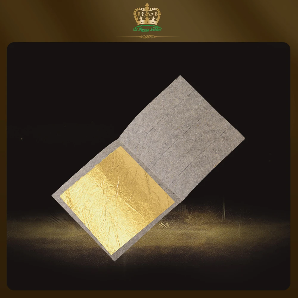 Wholesale Custom 0.12um Edible Food Decoration Genuine Gold Foil Paper