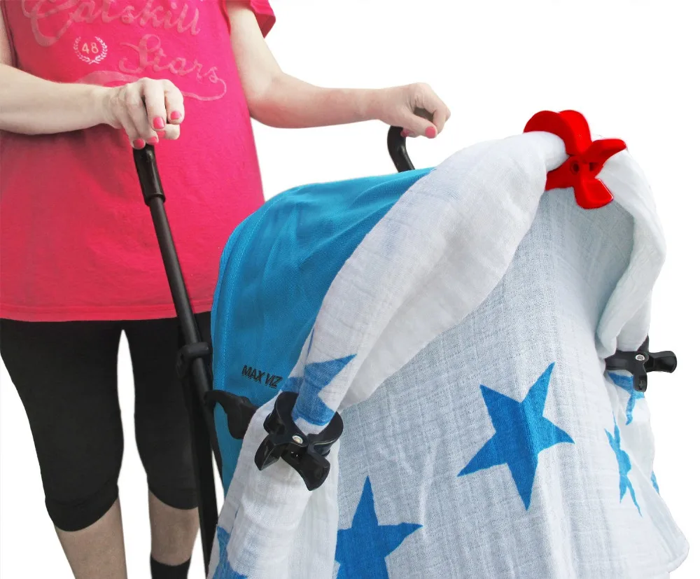 Factory China Cheap Wholesale Muslin Swaddle Wrap Shade Cover Stroller