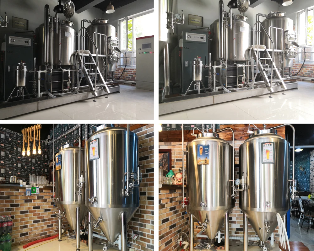 500L Craft Beer Brewery Equipment With Customized
