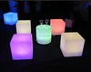 LED cube Plastic Outdoor Led Glowing Chair&Table garden led cubes seat
