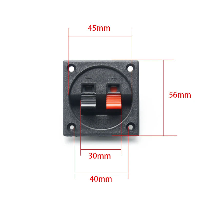 Mini Combination Speaker Box Square Cup Subwoofer Enclosure Wire