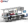Detall Assembly ESD adjustable modular work bench of Tower line style