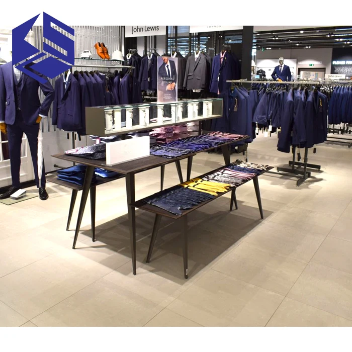 Sample Supply Clothing Display Table Stand For Clothes Shop Buy