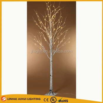 CHRISTMAS Warm White LED Birch Tree Indoor Outdoor SNOW CHRISTMAS Warm White LED Birch Tree Indoor Outdoor SNOW