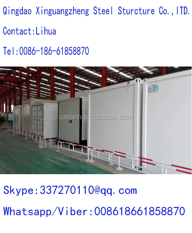 fast installatioon prefabricated modified 40 feet shipping container house