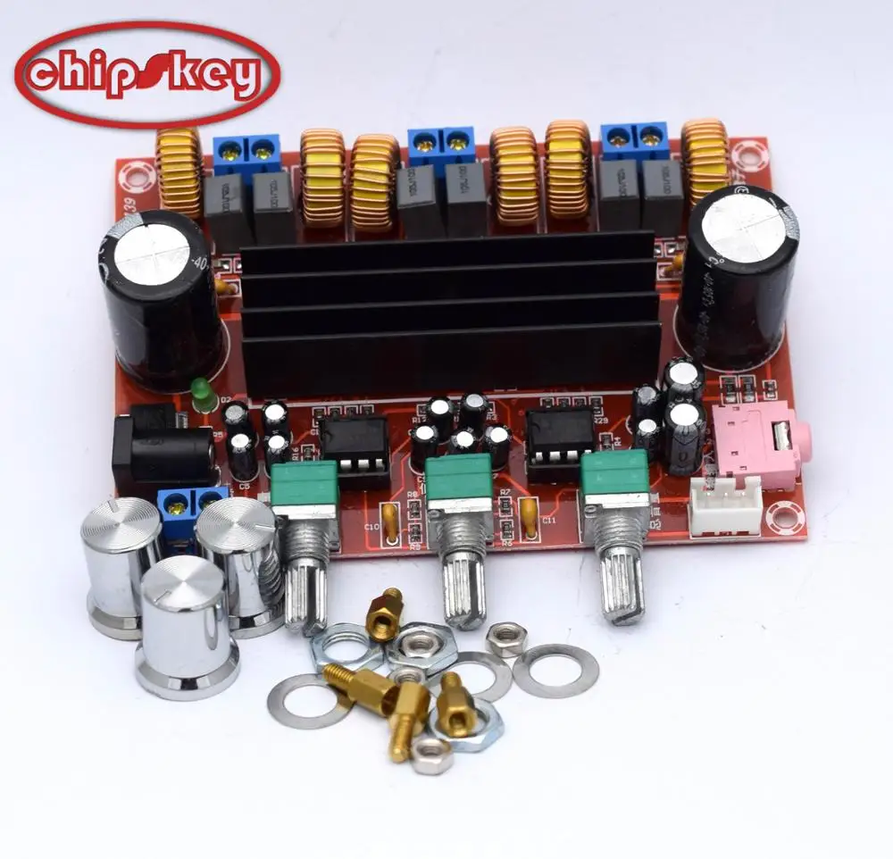 Dc12v24v 2x50w+100w Tpa3116 2.1 Channel Digital Audio Amplifier