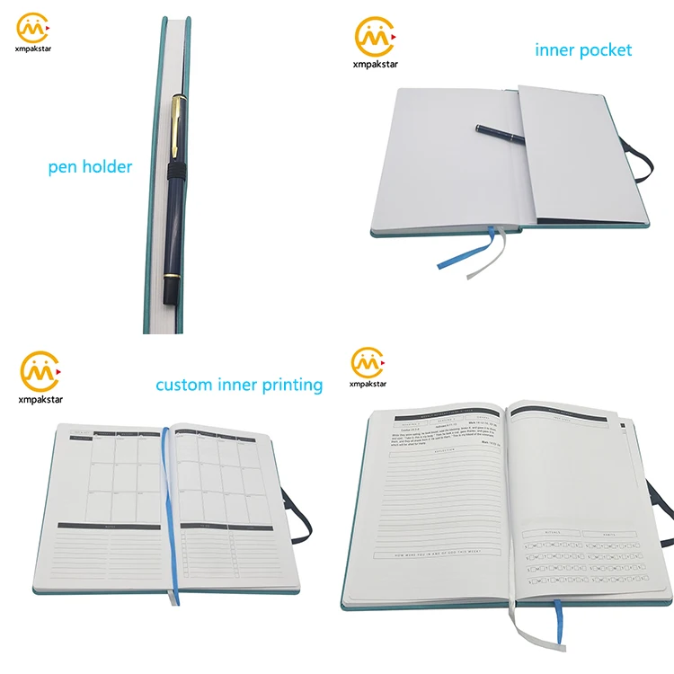 blue pu planner
