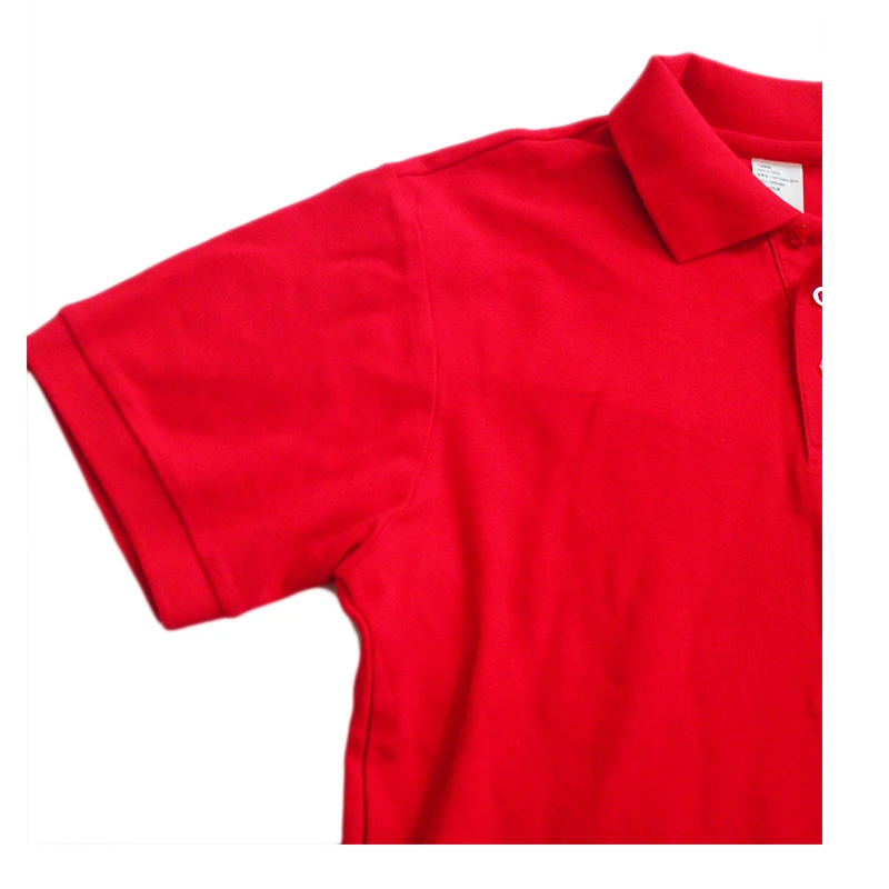 Mens Custom Embroidery Collared Cotton All Red Polo Shirt - Buy Red ...
