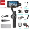 Zhiyun Smooth 4 3-Axis Handheld Gimbal Stabilizer Focus Pull & Zoom for XS XR X 8Plus 8 7 6 SE S9 Action Camera