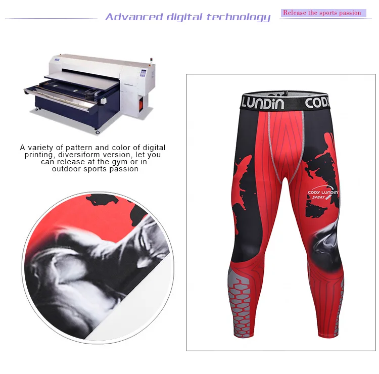 Hot New Sale Wholesale Full Sublimation Leggings Men's Bjj MMA Spats For Training Tight Wear