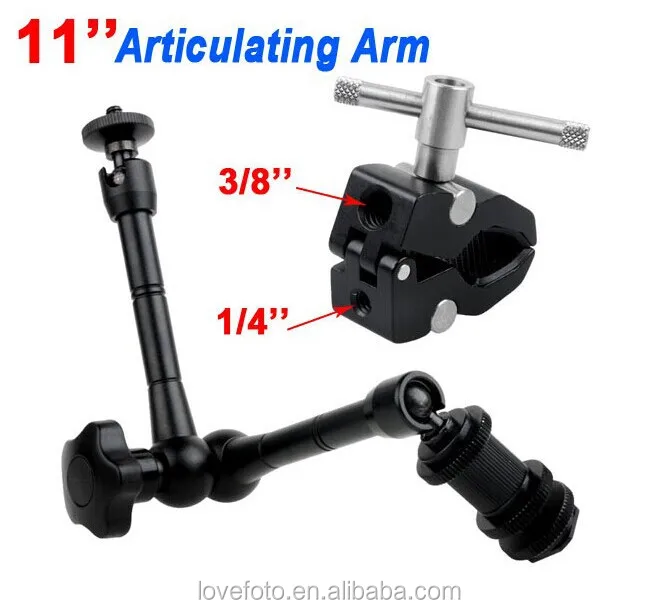 Magic Articulating Arm Super Clamp Mount Kit For Photography Camera