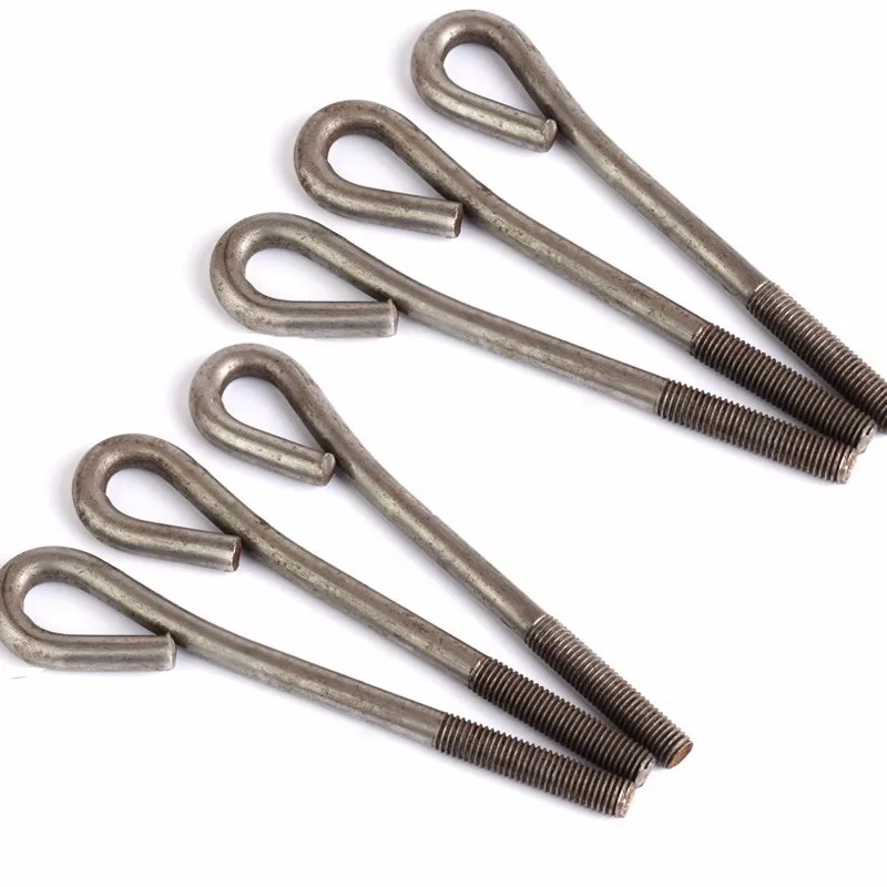 Ss304 Ss316 Stainless Steel Plain J Hook Bolt/j Type Anchor Bolt Buy