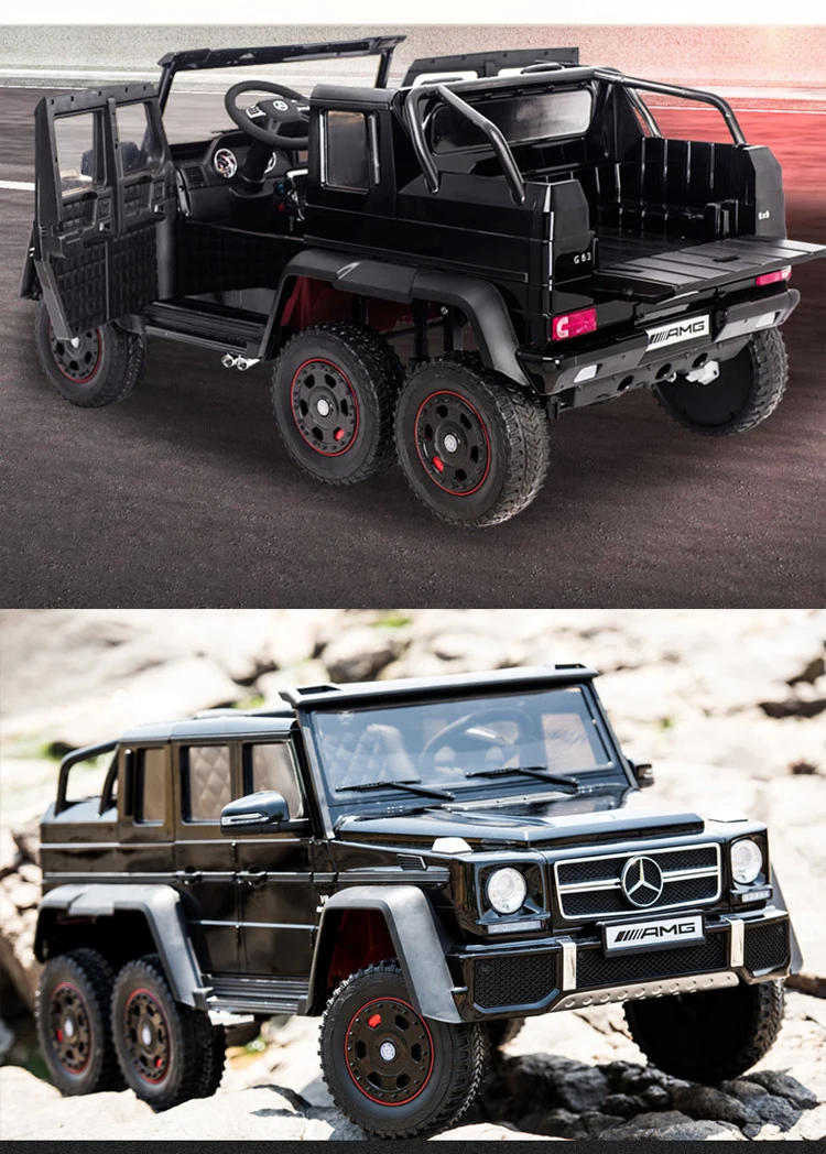 Black Mercedes G63 Amg 6x6 Children Battery Operated Electric Ride On Kidscar View Children Electric Car Lx Product Details From Hebei Laixing