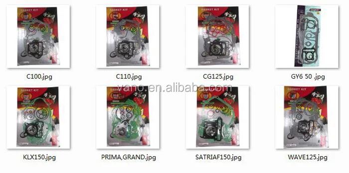 SH125 motorcycle cylinder head engine overhaul full gasket set