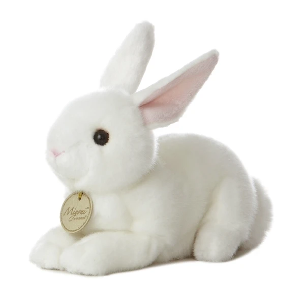 white bunny plush