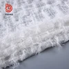 Free Sample Elegant Style Handwork 3d Embroidery Designs With Net Feather Fabric for Wedding Bridal Gowns