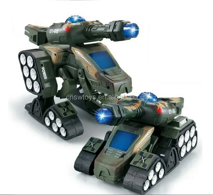 Jiaqi New Toy Eclectic Robot Tank Toy Transformation Robot Tank Toy