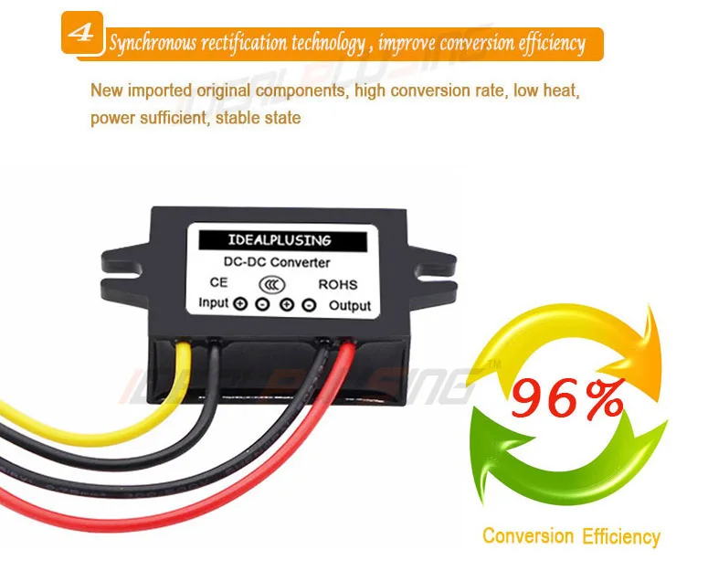 Módulo Adaptador de Alimentação, 12V a 8.4V, 3A, 25.2W