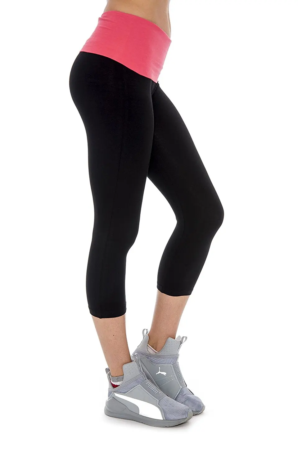 fold over capri yoga pants