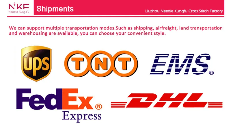 8 Shipments of cross stitch 