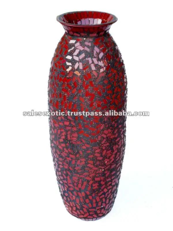 Red Flower Vases