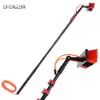 Extenclean long handle window cleaning pole and brush with water flow through washing windows tools