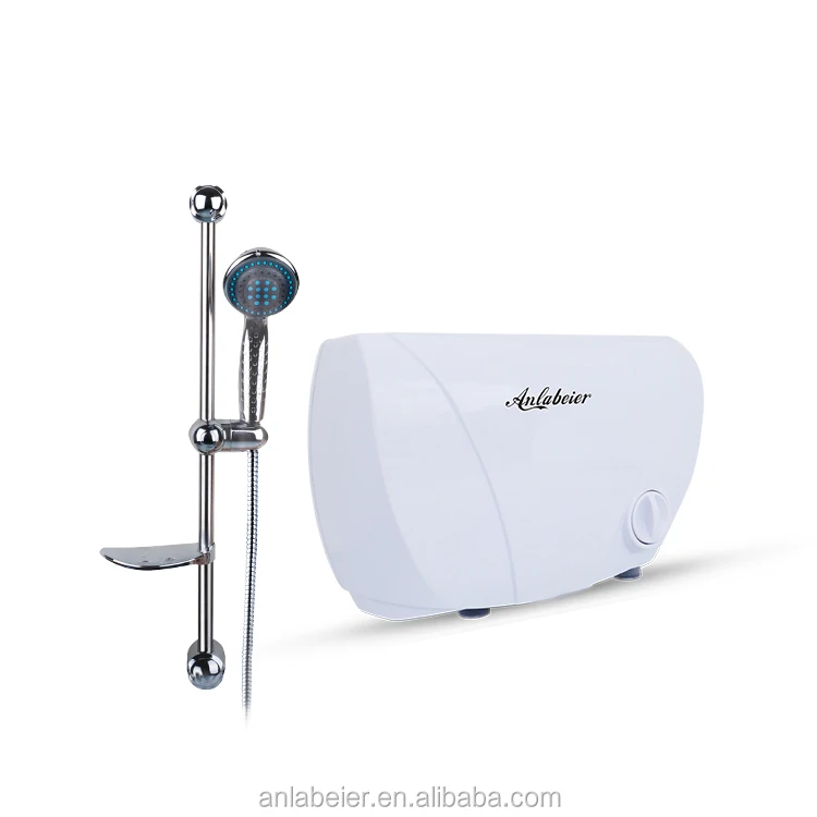 Shower bathroom flash heat battery powered water heater for shower and kitchen 